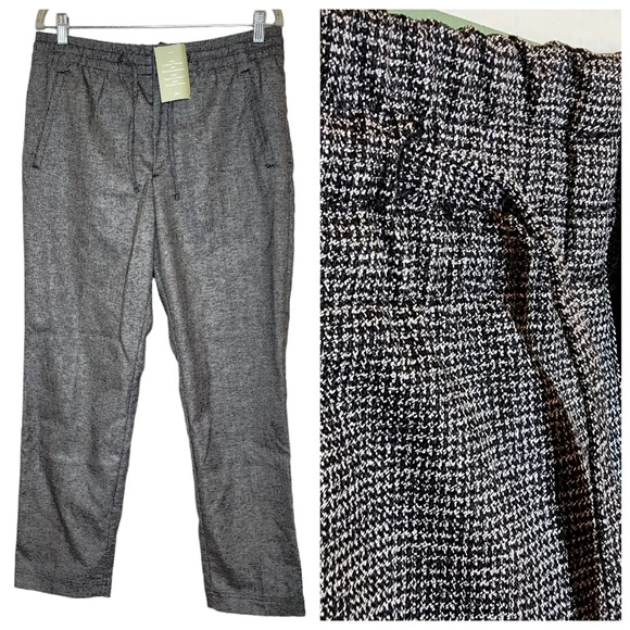 H&M NWT Grey stretch waist slacks.  Men's size medium - Picture 1 of 14